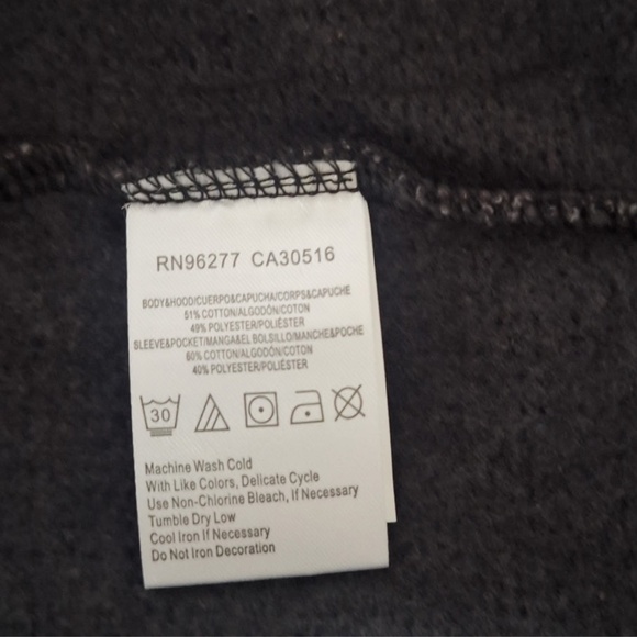 Vans Watshon Hoodie Men's XXL Black Full Zip Sweatshirt Skate Surf Street Style - Picture 6 of 8